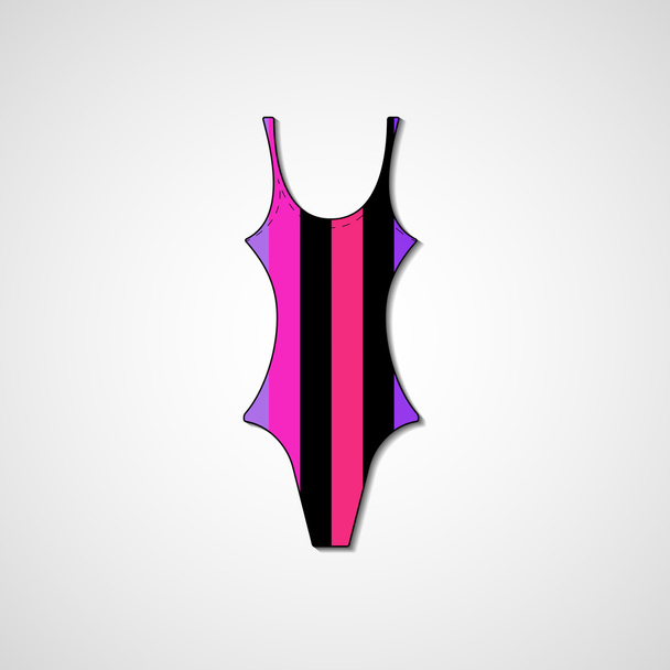 Female swimsuit - Vector, Image