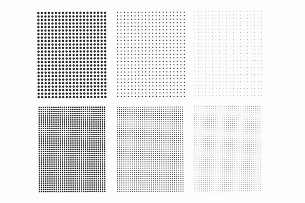 set of squares of dots - Photo, Image