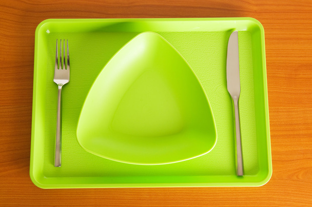 Set of utensils arranged on the table - Photo, Image