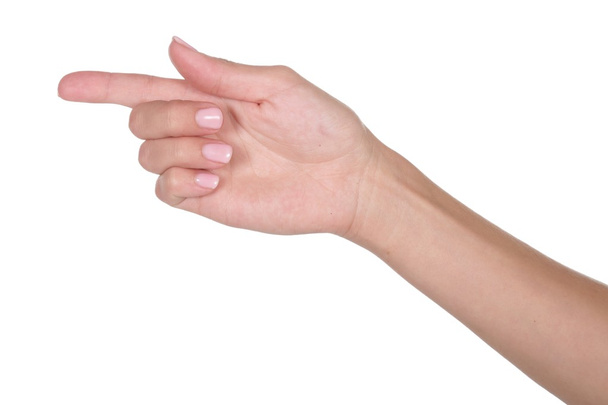 Finger Pointing Sign - Zdjęcie, obraz