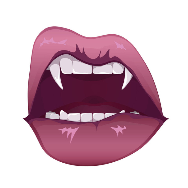 吸血鬼の歯セット - ベクター画像