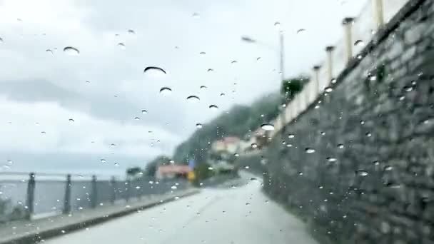Άποψη του όμορφου δρόμου της Ιταλίας. - Πλάνα, βίντεο