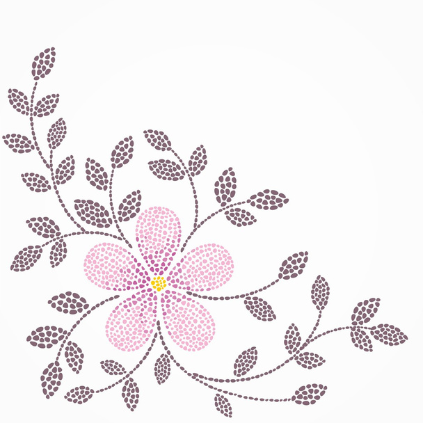 Single flower. - Vector, Image