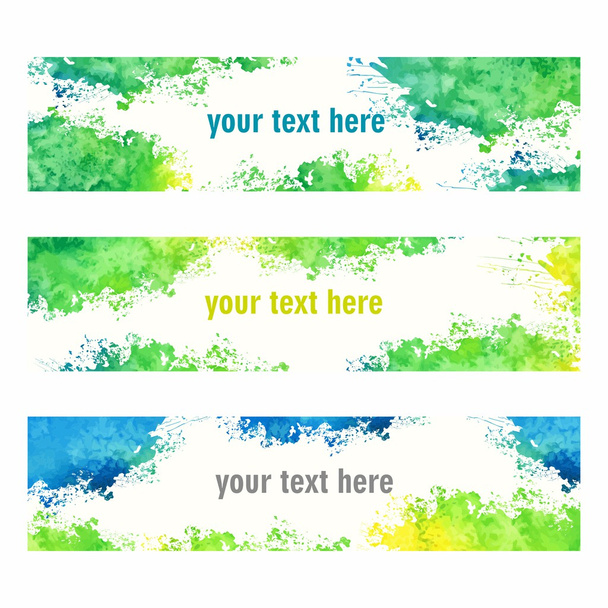 Grunge Banners. - Vector, Image