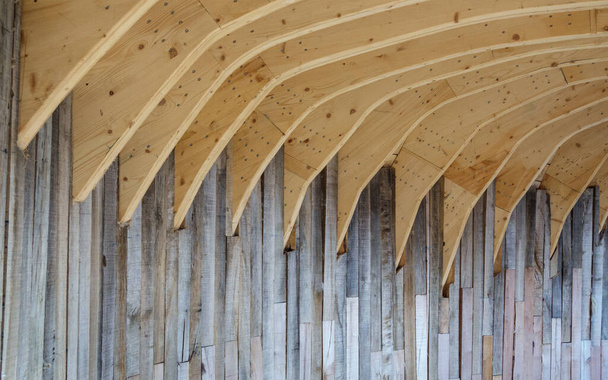Casa de madeira arquitetura detalhe tiro - Foto, Imagem