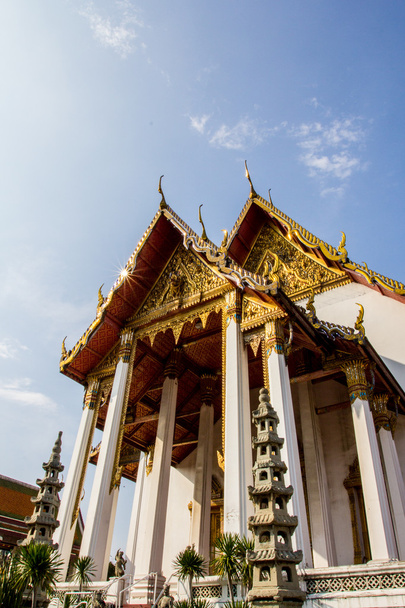 Wat Suthat Thep Wararam in Bangkok - thailand - Fotoğraf, Görsel