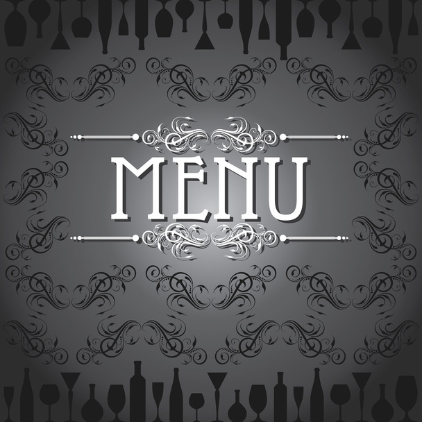 Template for menu card - Vektor, obrázek