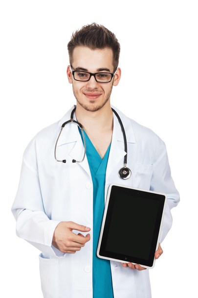 Doctor sosteniendo tableta digital
 - Foto, Imagen