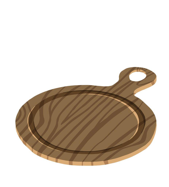 Cartel con tabla de madera del desván de corte de pan. ilustración de alta calidad - Foto, imagen