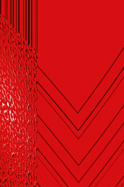 Geometry grace  - in red. Abstract backgroung. - Photo, Image