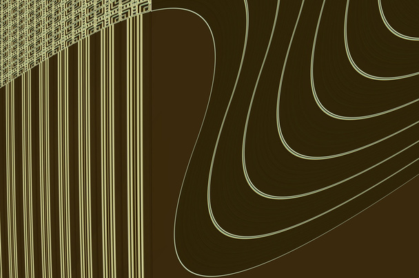 geometrie grace - in gouden-kaki. abstracte backgroung. - Foto, afbeelding
