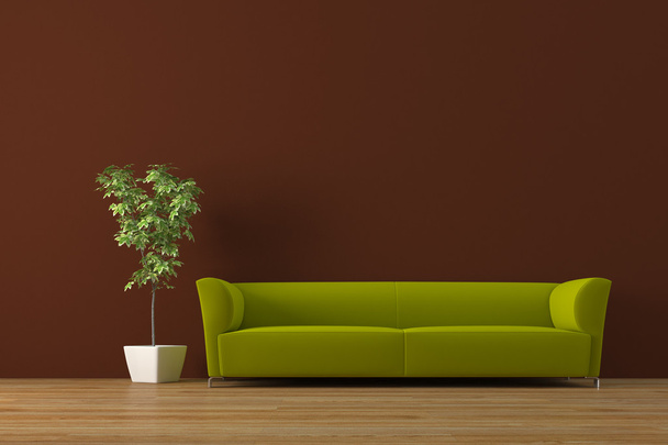 Interior urbano con sofá
 - Foto, imagen