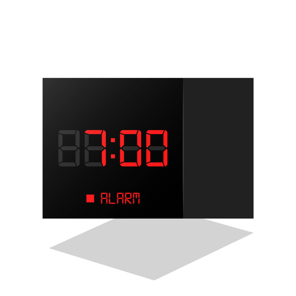 Digital clock Alarm Clock Vector Illustration - Vector, Image