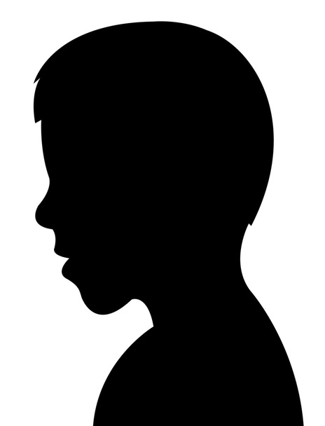 un uomo silhouette testa - Foto, immagini