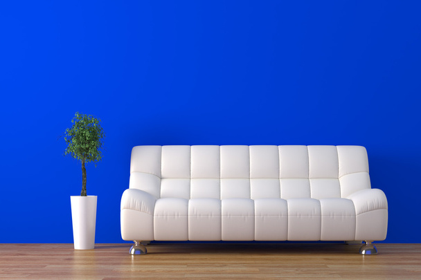 stedelijke interieur met sofa - Foto, afbeelding