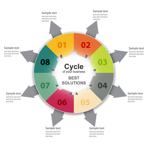 Pattern of cyclical processes - Vecteur, image