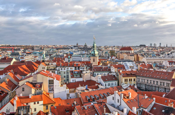 Top view of Prague. Czech Republic - Foto, Imagem