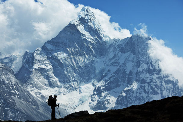 Caminata en Himalaya
 - Foto, Imagen