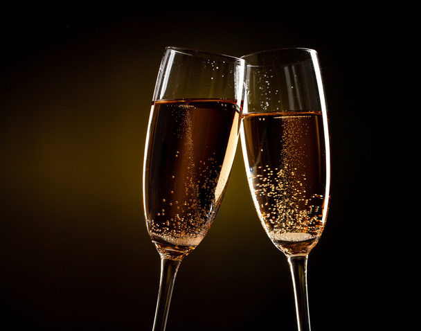 Flutes of champagne - Foto, afbeelding