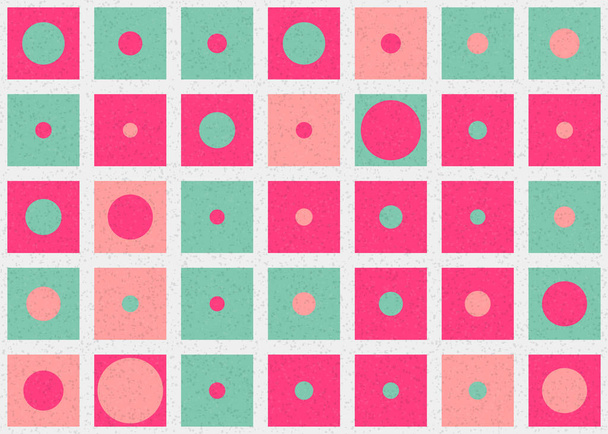 Abstraktes geometrisches Muster, generative computergestützte Illustration - Vektor, Bild