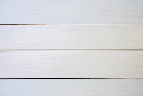 White wooden planks backdrop for website or wallpaper can use for background with copy space your designs or add text to make work look better and interesting. concept of surface of wood - Photo, image