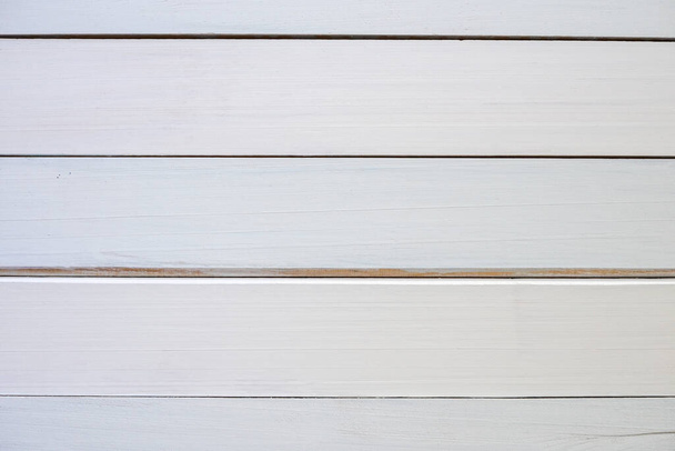 Texture of white wood plank can use for background with copy space your designs or add text to make work look better. High resolution wooden backdrop for website or wallpaper. concept of surface - Фото, зображення
