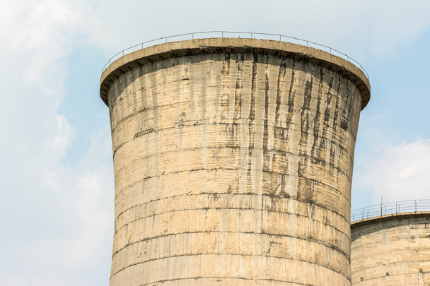 Atom Santrali soğutma kuleleri - Fotoğraf, Görsel