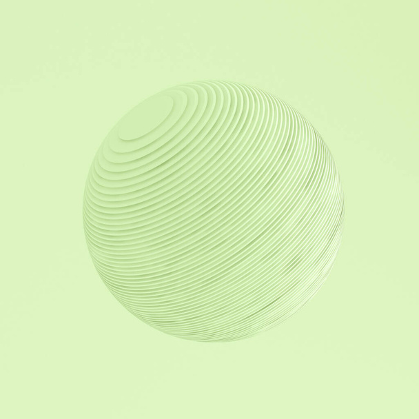 Green light abstract background. 3d illustration, 3d rendering. - Foto, Imagem