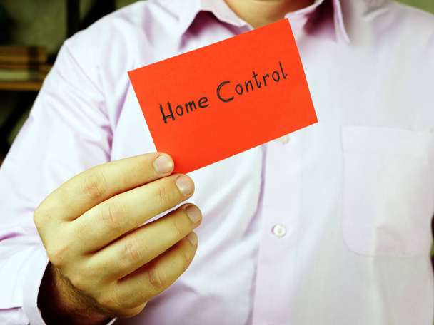  Home Control nápis na stránce - Fotografie, Obrázek