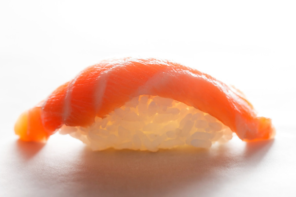 Nigiri with salmon - 写真・画像