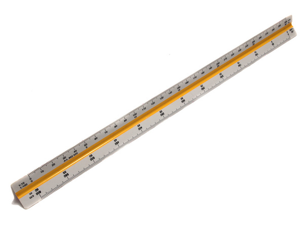 Линейка шкалы измерений для архитектора
 - Фото, изображение