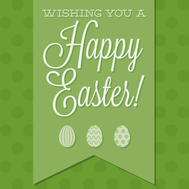 Happy Easter card - Vector, Imagen