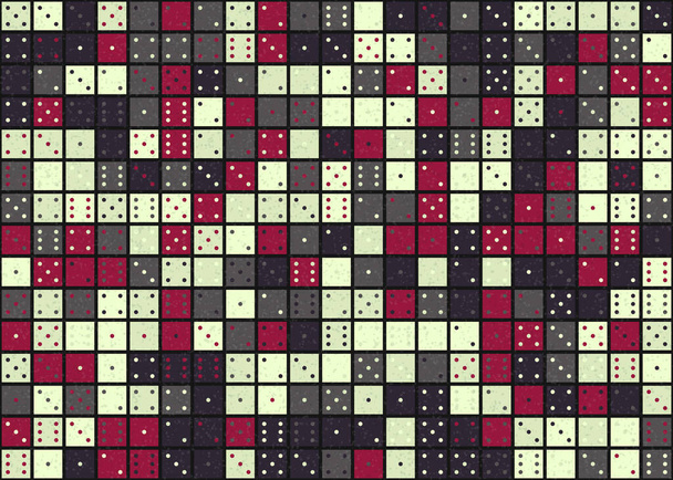 Abstraktní geometrický vzorec, generativní výpočetní umění ilustrace - Vektor, obrázek