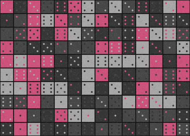 Illustrazione astratta di arte computazionale generativa del modello geometrico - Vettoriali, immagini