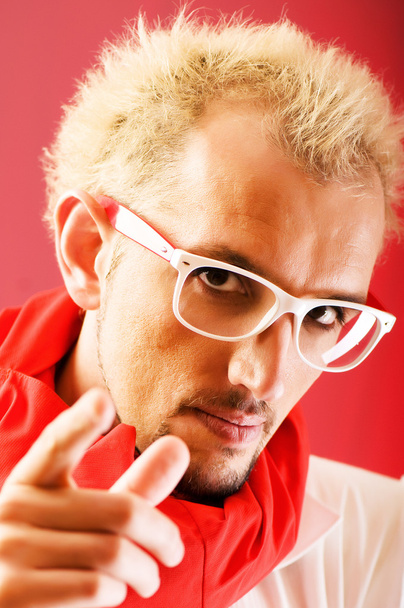 Portrait of a man with glasses - Φωτογραφία, εικόνα