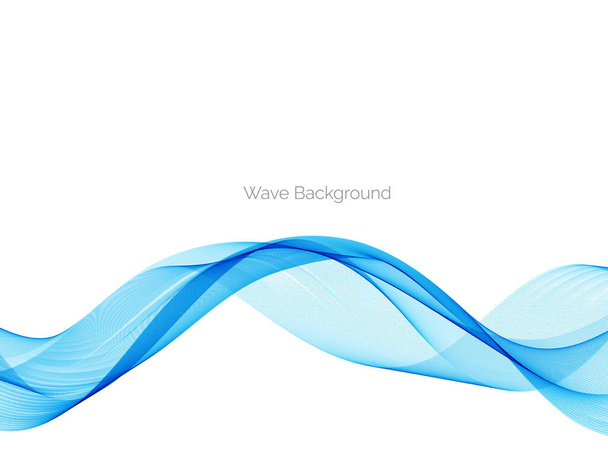 azul onda design decorativo fundo vetor - Vetor, Imagem