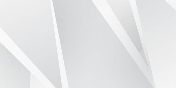 Astratto bianco e grigio moderno triangolo di sfondo. Grigio Astratto sfondo geometria lucentezza e strato elemento vettoriale illustrazione - Vettoriali, immagini