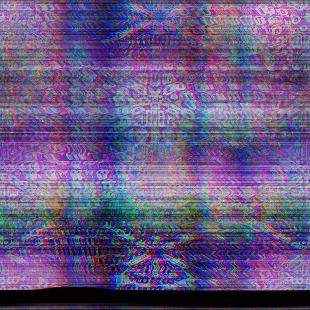 Бесшовный технический глюк компьютерный монитор RGB - Фото, изображение
