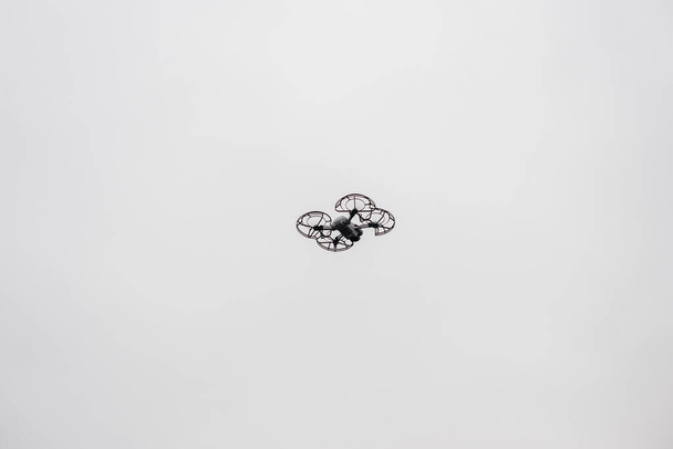 Drone while flying through the air. Background. - Φωτογραφία, εικόνα