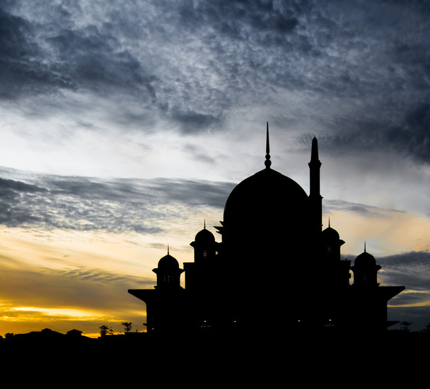 silhouette della moschea
 - Foto, immagini