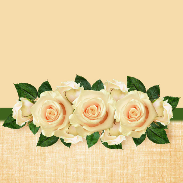 	Rose flowers arrangement  - Zdjęcie, obraz