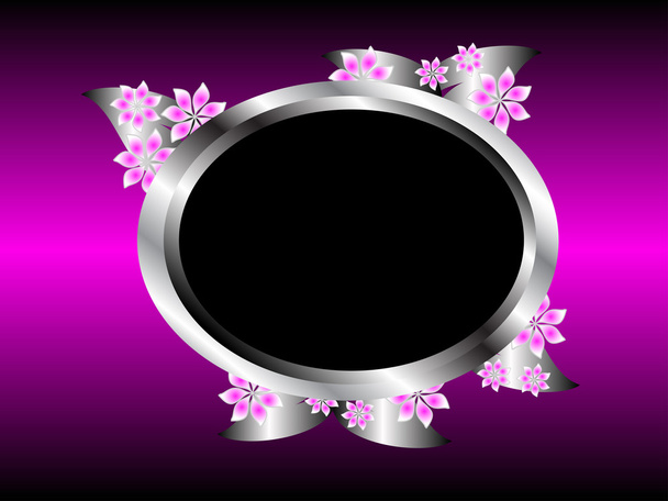Fond floral violet abstrait - Vecteur, image