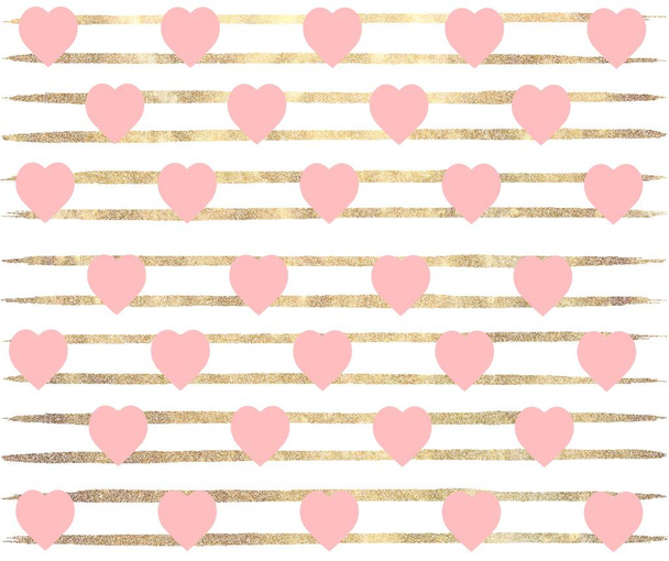 heart pattern theme for valentine's day - Foto, Imagen