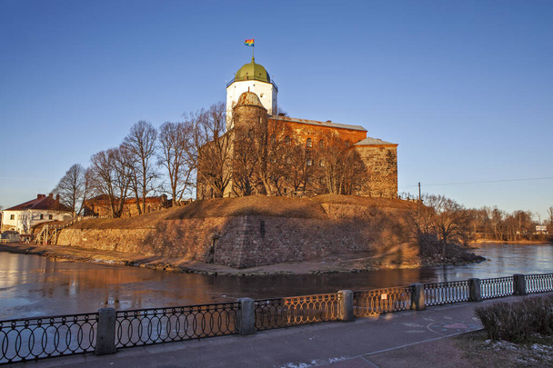VYBORG, RUSSIA - DECEMBER 28, 2019: Photo of Castle - Fotó, kép