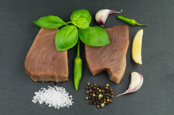 Filete de salmón y lucio de atún - Foto, imagen