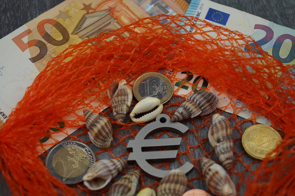 Брексіт і закон про риболовлю в євро. - Фото, зображення