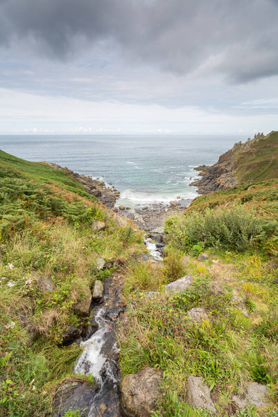 Zennor ve gurnard kafa arasında. Cornwall İngiltere - Fotoğraf, Görsel
