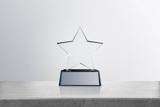 Star shaped award design blank template - Photo, Image