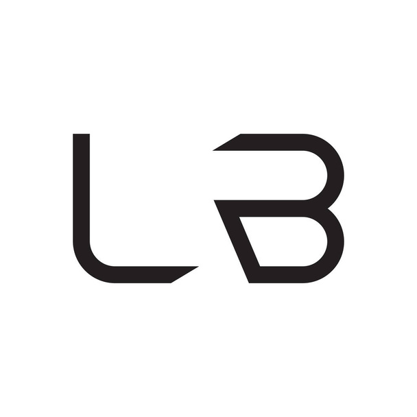 icona del logo vettoriale lettera iniziale lb - Vettoriali, immagini