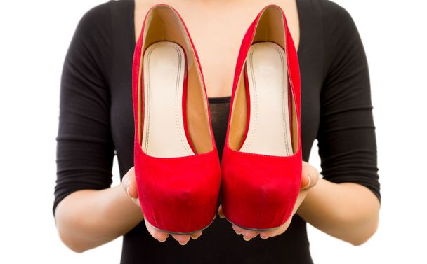 Red high heels - Foto, imagen